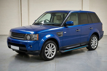Range Rover Sport 2005–2013 Maya Blue sidetrin (2 stk., aluminium) foto 1