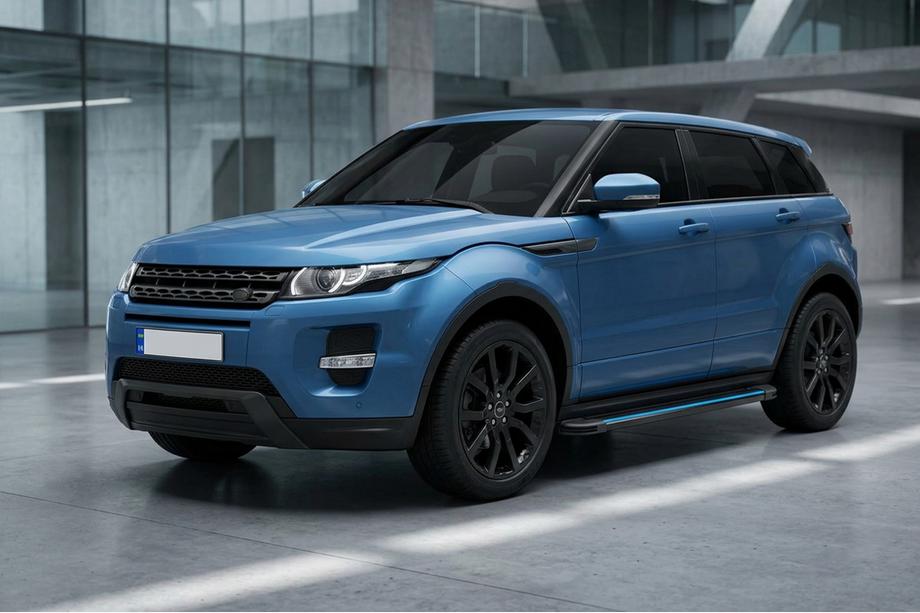 Range Rover Evoque 2012–2018 Maya Blue sidetrin (2 stk., aluminium) Image