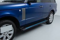 Range Rover III L322 2002–2012 Maya Blue sidetrin (2 stk., aluminium) foto 1