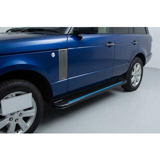 Maya Blue sidetrin (2 stk., aluminium) foto 1