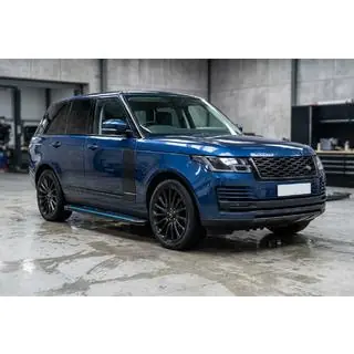 Maya Blue sidetrin (2 stk., aluminium) foto 1
