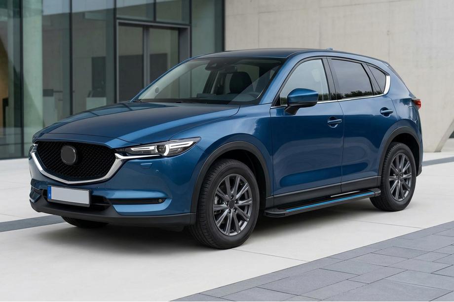Mazda CX-5 2017–2025 Maya Blue sidetrin (2 stk., aluminium) Image