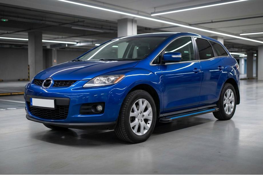 Mazda CX-7 2006–2012 Maya Blue sidetrin (2 stk., aluminium) Image