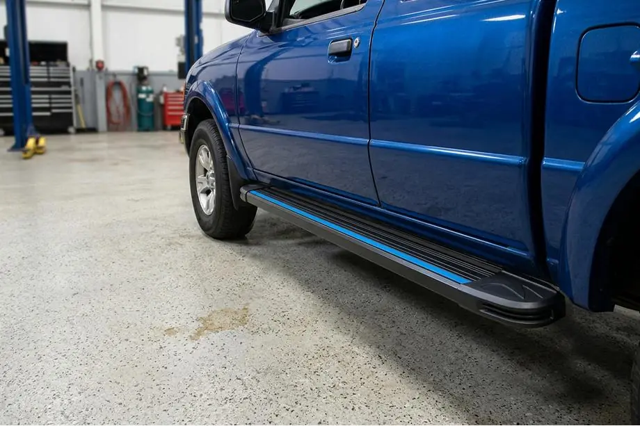 Mazda BT-50 2007–2012 Maya Blue sidetrin (2 stk., aluminium) Image