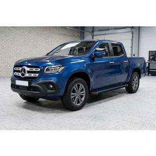 Maya Blue sidetrin (2 stk., aluminium) foto 1