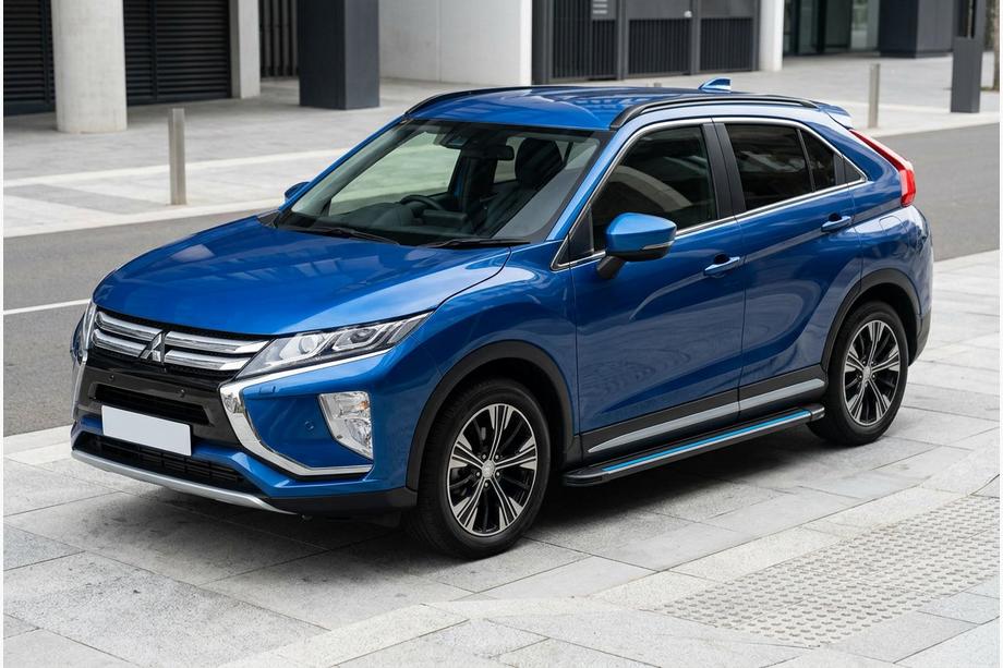 Mitsubishi Eclipse Cross 2017– Maya Blue sidetrin (2 stk., aluminium) Image