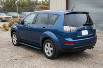 Mitsubishi Outlander 2006–2012 Maya Blue sidetrin (2 stk., aluminium) foto 1