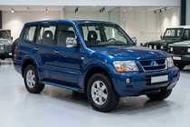 Mitsubishi Pajero Wagon III 1999–2006 Maya Blue sidetrin (2 stk., aluminium) foto 1