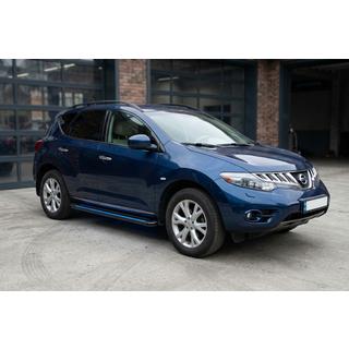 Maya Blue sidetrin (2 stk., aluminium) foto 1