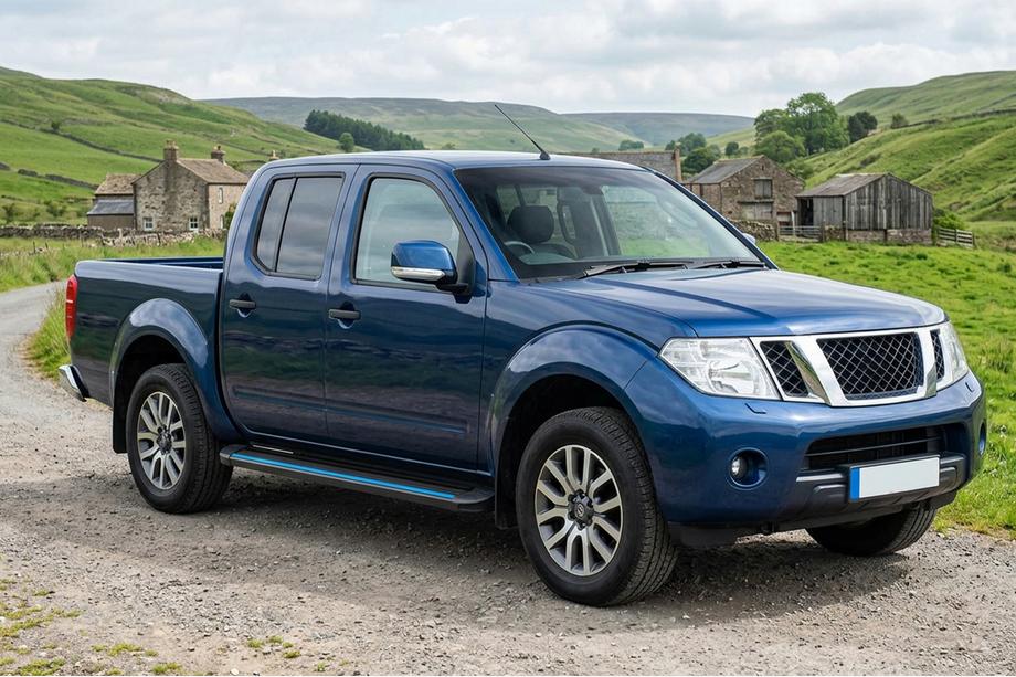 Nissan Navara 2006–2015 Maya Blue sidetrin (2 stk., aluminium) Image