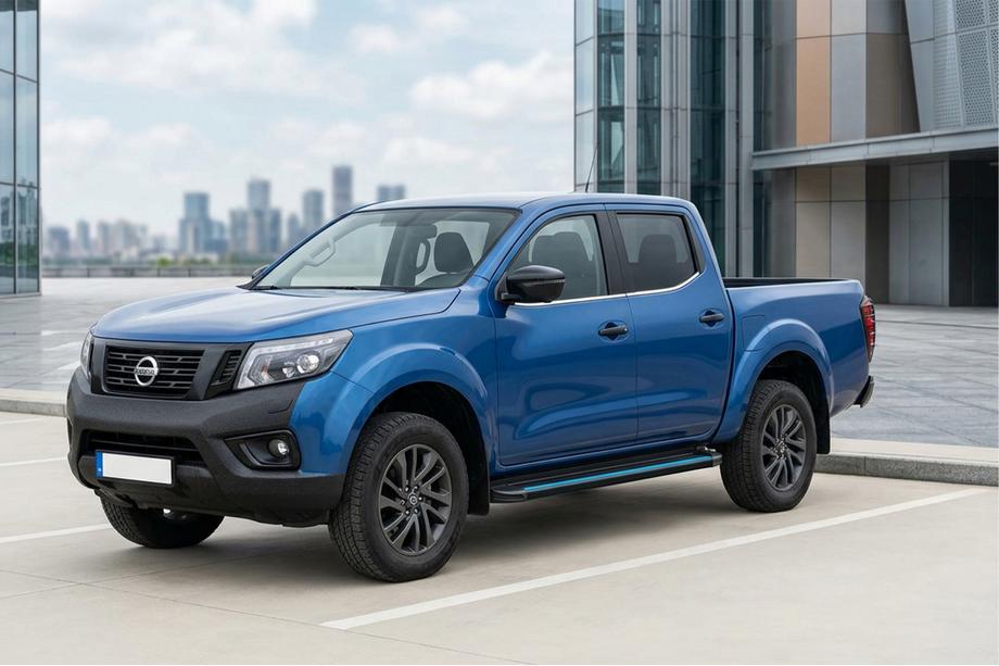 Nissan Navara/NP300 2016– Maya Blue sidetrin (2 stk., aluminium) Foto 1