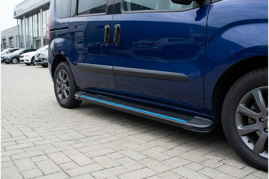 Opel Combo 2012–2018 Maya Blue sidetrin (2 stk., aluminium) Image