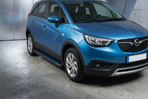 Opel Crossland X 2017–2024 Maya Blue sidetrin (2 stk., aluminium) foto 1