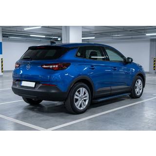Maya Blue sidetrin (2 stk., aluminium) foto 1