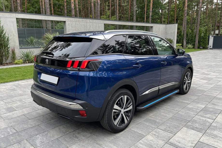 Peugeot 3008 2016–2023 Maya Blue sidetrin (2 stk., aluminium) Image