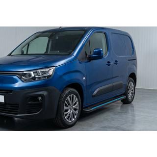 Maya Blue sidetrin (2 stk., aluminium) foto 1