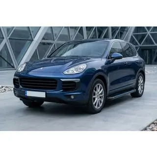 Maya Blue sidetrin (2 stk., aluminium) Porsche Cayenne 2010–2017 foto 1