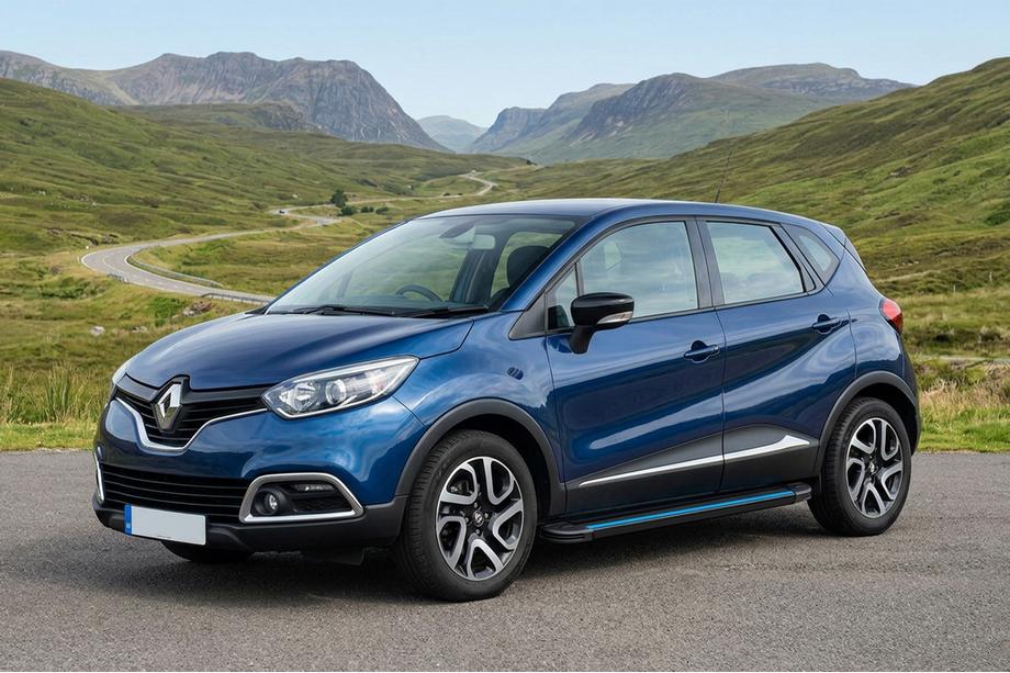 Renault Captur 2013–2019 Maya Blue sidetrin (2 stk., aluminium) Image