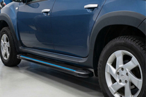 Renault Duster 2008–2017 Maya Blue sidetrin (2 stk., aluminium) foto 1