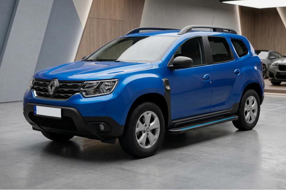 Renault Duster 2018–2024 Maya Blue sidetrin (2 stk., aluminium) Image