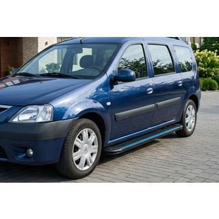 Maya Blue sidetrin (2 stk., aluminium) foto 3
