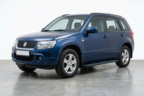 Suzuki Grand Vitara 2005–2017 Maya Blue sidetrin (2 stk., aluminium) foto 1