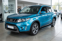 Suzuki Vitara 2015– Maya Blue sidetrin (2 stk., aluminium) foto 1