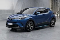 Toyota C-HR 2016–2023 Maya Blue sidetrin (2 stk., aluminium) foto 1