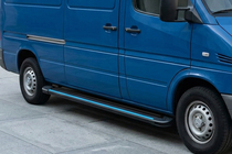 Volkswagen LT 1995–2006 Maya Blue sidetrin (2 stk., aluminium) foto 1