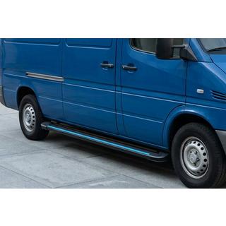 Maya Blue sidetrin (2 stk., aluminium) foto 1