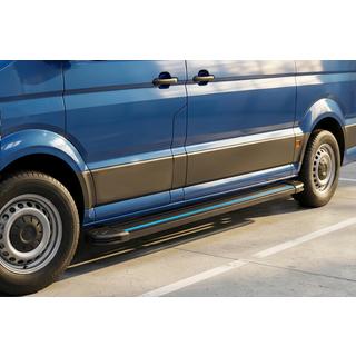 Maya Blue sidetrin (2 stk., aluminium) foto 1