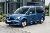 Volkswagen Caddy 2015–2020 Maya Blue sidetrin (2 stk., aluminium) Standard base foto 1