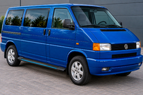 Volkswagen T4 Transporter 1990–2003 Maya Blue sidetrin (2 stk., aluminium) foto 1