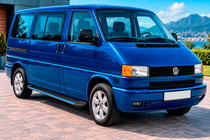 Volkswagen T4 Caravelle/Multivan 1990–2003 Maya Blue sidetrin (2 stk., aluminium) foto 1