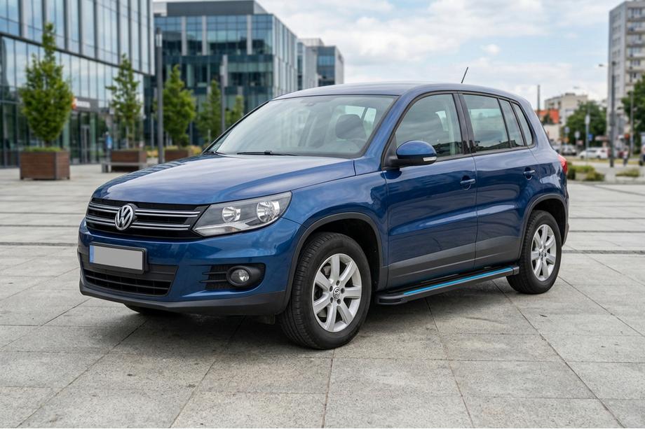 Volkswagen Tiguan 2007–2016 Maya Blue sidetrin (2 stk., aluminium) Image