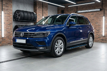 Volkswagen Tiguan 2016–2023 Maya Blue sidetrin (2 stk., aluminium) foto 1