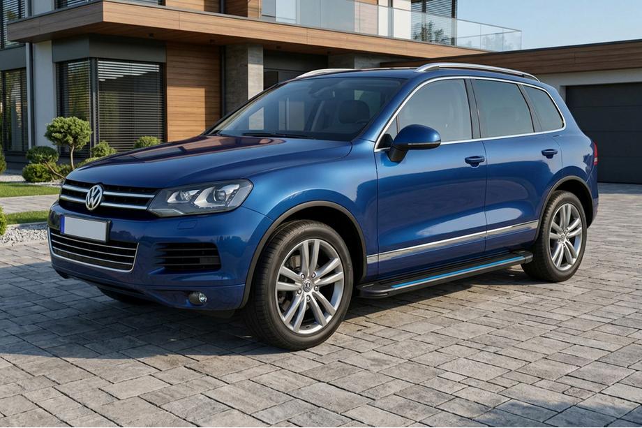 Volkswagen Touareg 2010–2018 Maya Blue sidetrin (2 stk., aluminium) Image