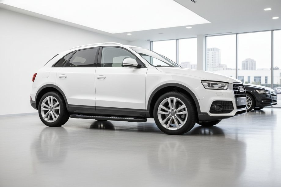 Audi Q3 2011–2019 Sidetrin New Vision Black (2 stk., aluminium) Image