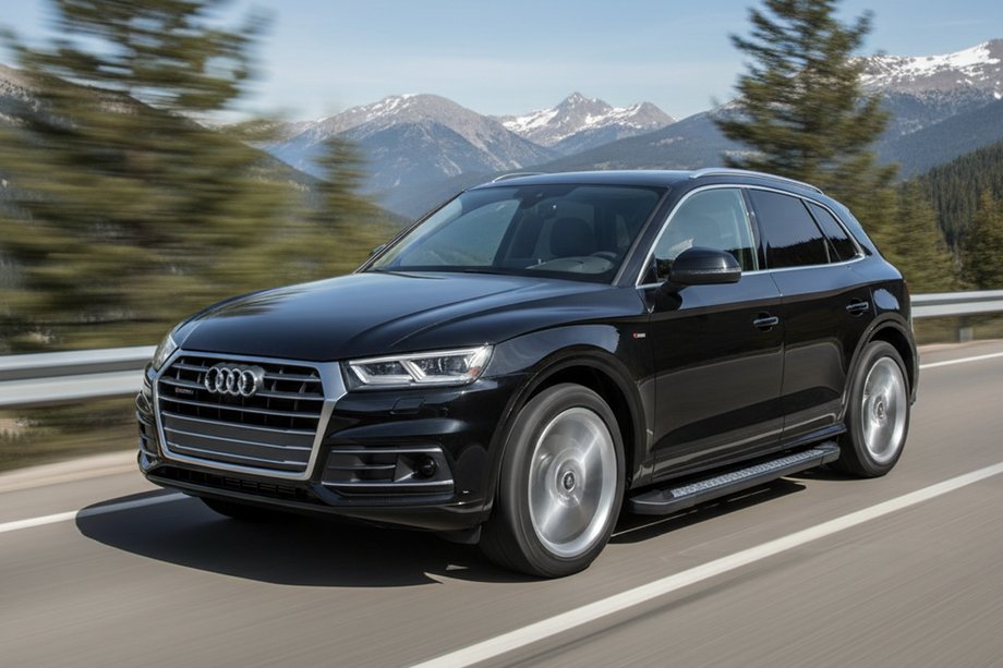 Audi Q5 2017–2025 Sidetrin Vision New Black (2 stk., aluminium) Image
