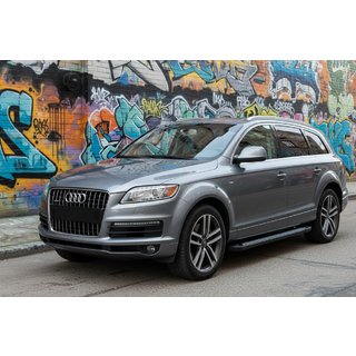 Sidetrin New Vision Black (2 stk., aluminium) Audi Q7 2005–2015 foto 1