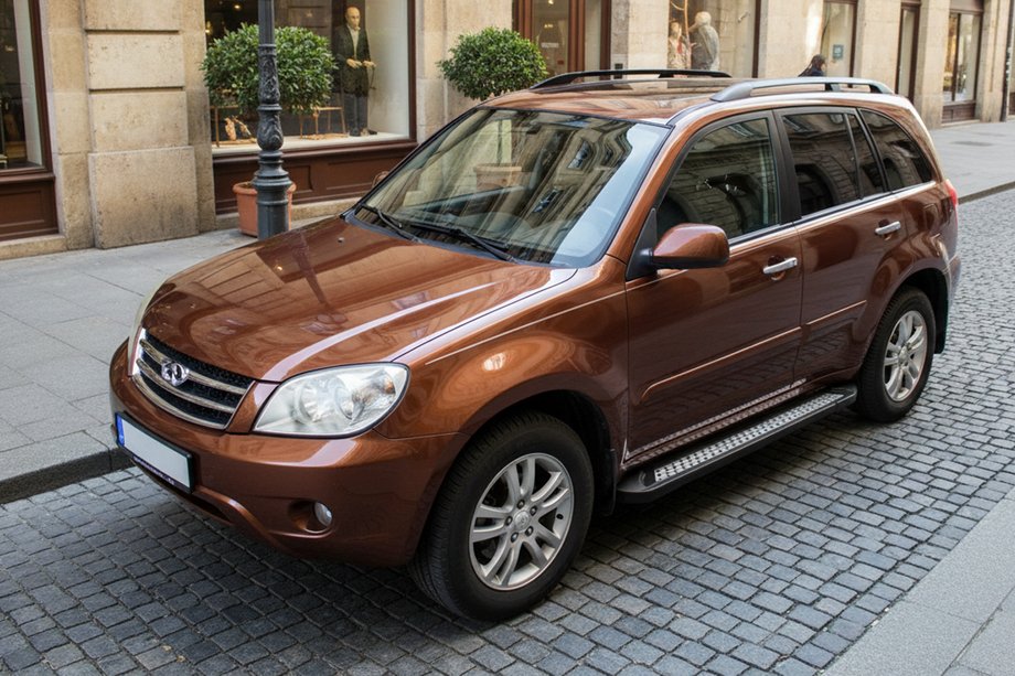 Chery Tiggo 1 2005–2016 Side trinbrætter New Vision (2 stk., aluminium) Image