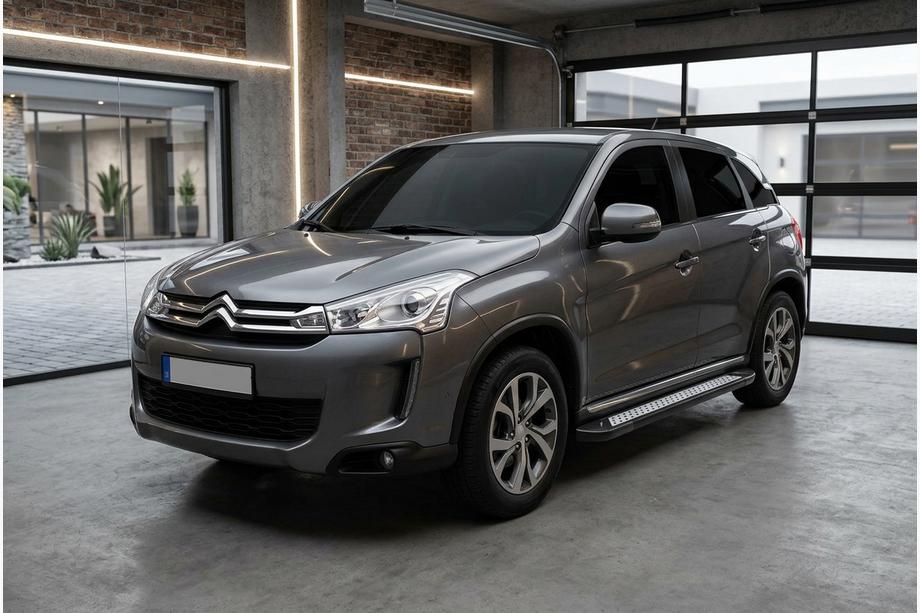 Citroen C-4 Aircross 2012–2017 Sidetrin New Vision Black (2 stk., aluminium) Image