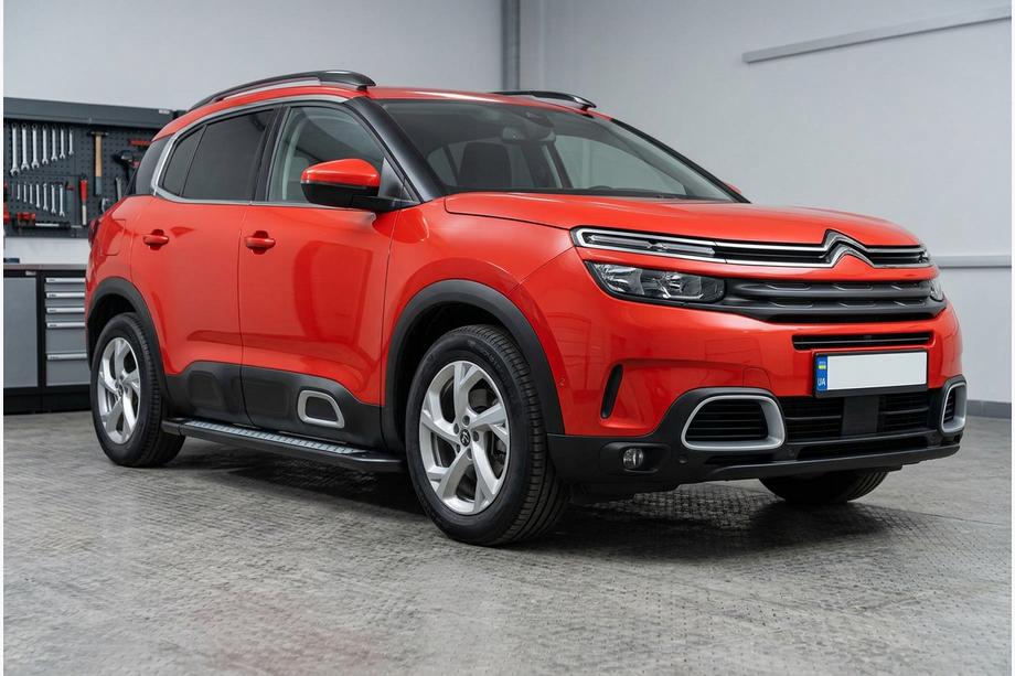 Citroen C5 Aircross 2017–2025 Sidetrin New Vision Black (2 stk., aluminium) Foto 1