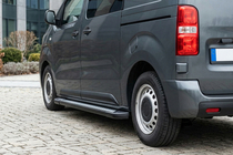 Citroen Jumpy 2007–2017 Sidetrin New Vision Black (2 stk., aluminium) foto 1
