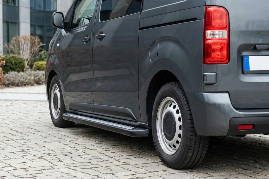 Citroen Jumpy 2007–2017 Sidetrin New Vision Black (2 stk., aluminium) Image