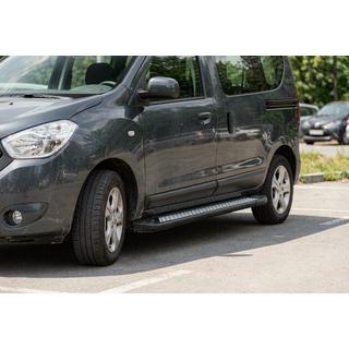 Sidetrin New Vision Black (2 stk., aluminium) foto 1