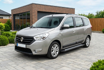 Dacia Lodgy 2012–2022 Sidetrin New Vision Black (2 stk., aluminium) foto 1
