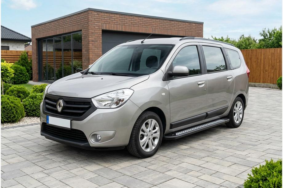 Dacia Lodgy 2012–2022 Sidetrin New Vision Black (2 stk., aluminium) Image