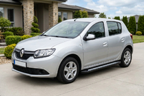 Dacia Sandero 2013–2020 Sidetrin New Vision Black (2 stk., aluminium) foto 1