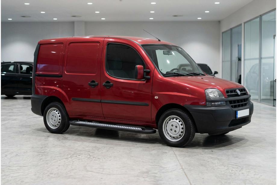 Fiat Doblo I 2001–2005 Sidetrin New Vision Black (2 stk., aluminium) Image